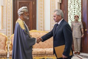His Majesty receive Secretary of the Russian Security Council