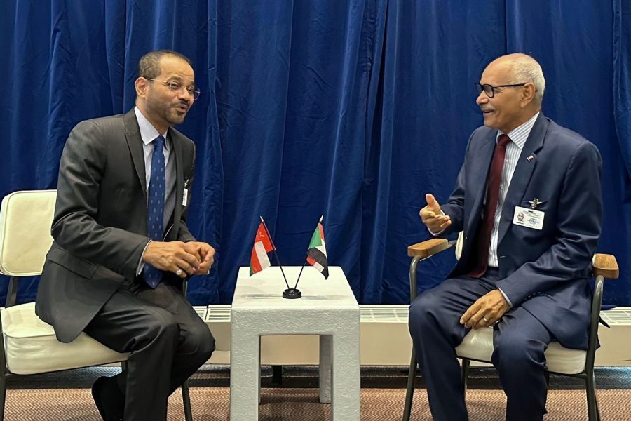 Sayyid-Badr-meets-Minister-of-Foreign-Affairs-of-the-Republic-of-the-Sudan-Hussein-Awad Sayyid-Badr-meets-Minister-of-Foreign-Affairs-of-the-Republic-of-the-Sudan-Hussein-Awad