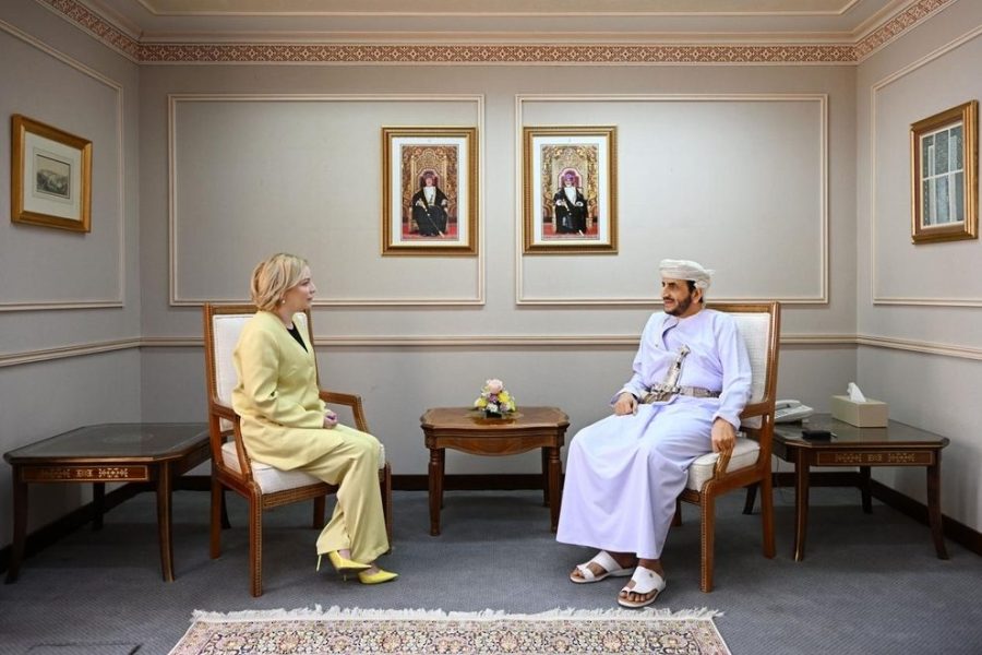 Sheikh Khalifa Ali Al Harthy-meeting-with-Olga-Borisovna-Lyubimova-Minister-of-Culture-in-the-Russian-Federation Sheikh Khalifa Ali Alharthy meeting with Olga Lyubimova Russian Minister of Culture