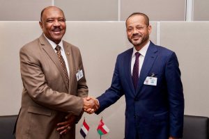 معالي السيد وزير الخارجية يجتمع مع نظيره السوداني في نيويورك