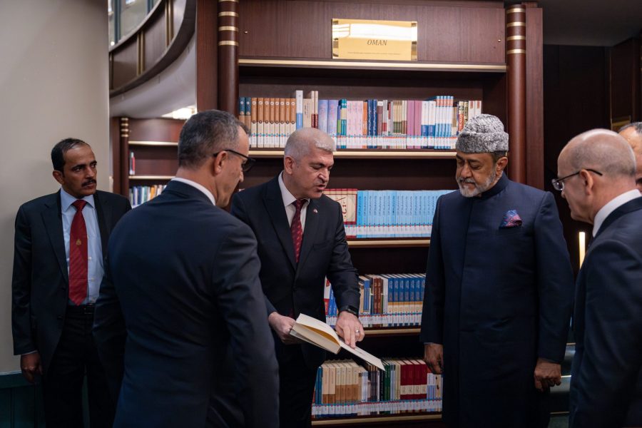 His Majesty visits Turkish National Library His Majesty visits Turkish National Library