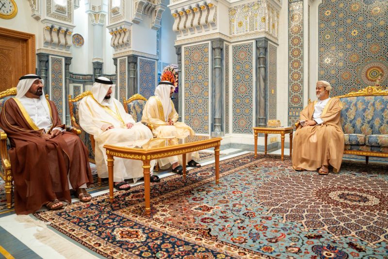 His Majesty Receives Dubai Crown Prince