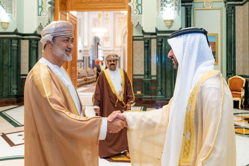 His Majesty Receives Dubai Crown Prince