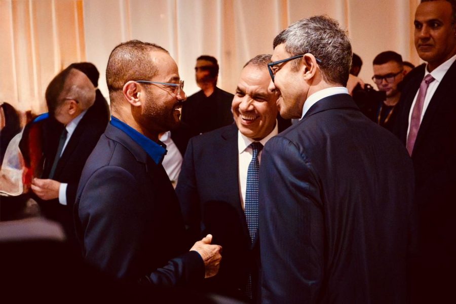 Minister at reception hosted by UAE Foreign Minister Minister at reception hosted by UAE Foreign Minister