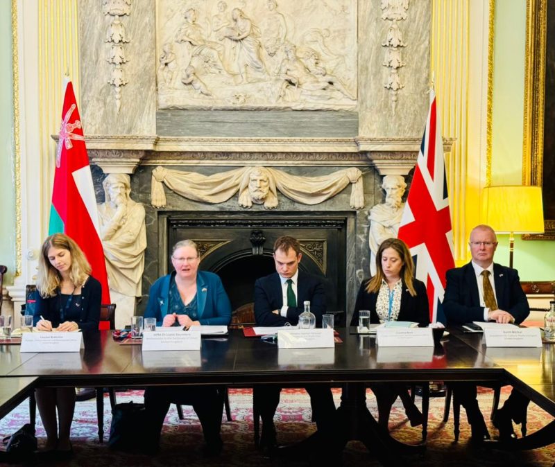 17th session of the Oman–UK Joint Working Group convenes in London