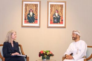 معالي السيد وزير الخارجية يلتقي وكيلة وزارة الخارجية الأمريكية للشؤون السياسية