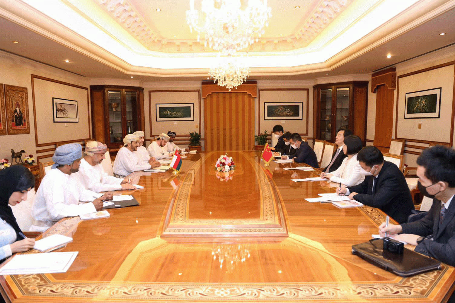 Oman-China-talks-session Oman-China-talks-session
