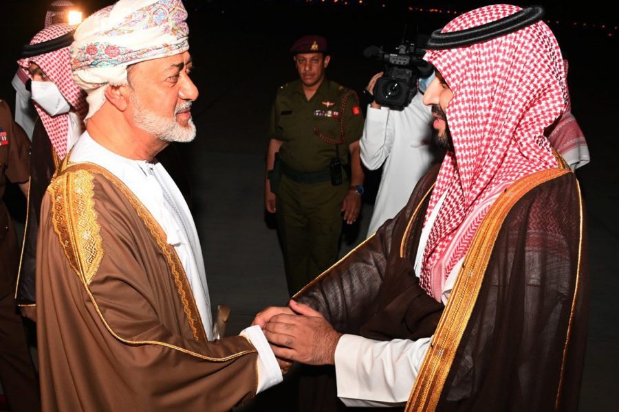 Untitled-1 HM_Suktan_Haitham_grteets_Crown_Prince_Mohammed