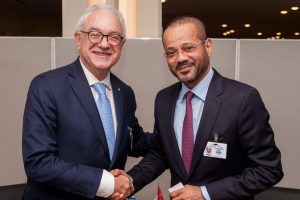 معالي السيد وزير الخارجية يلتقي وزير خارجية الأوروغواي في نيويورك