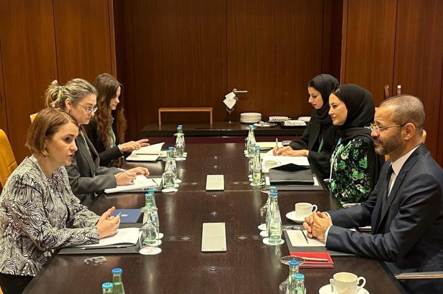 WhatsApp Image 2024-02-17 at 2.41.05 PM The Foreign Minister meets his Romanian counterpart