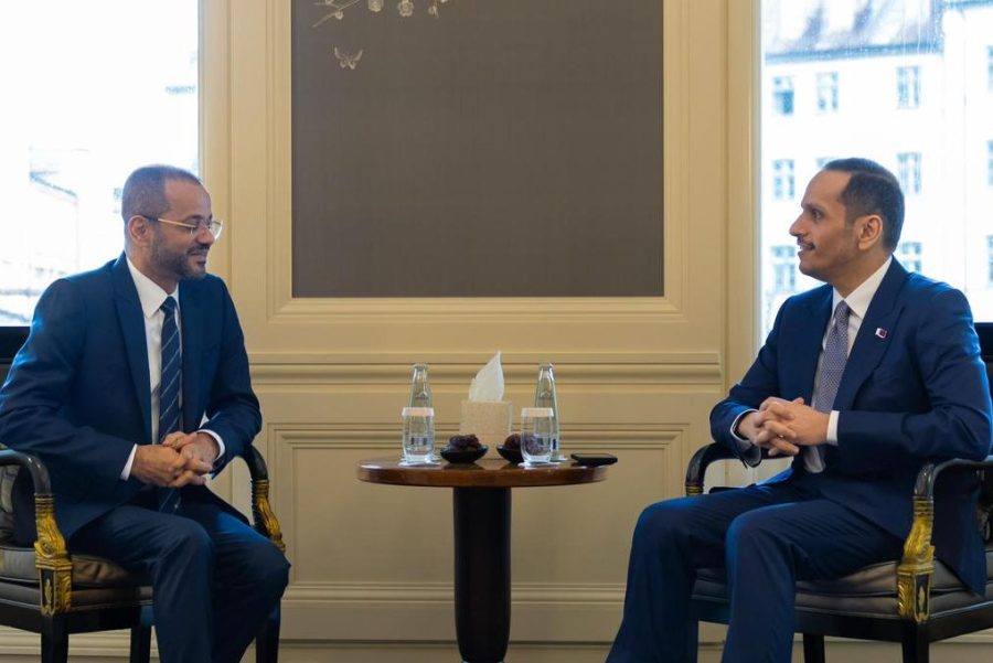 WhatsApp Image 2024-02-17 at 5.14.35 PM The Foreign Minister meets the Prime Minister and the Qatari Foreign Minister