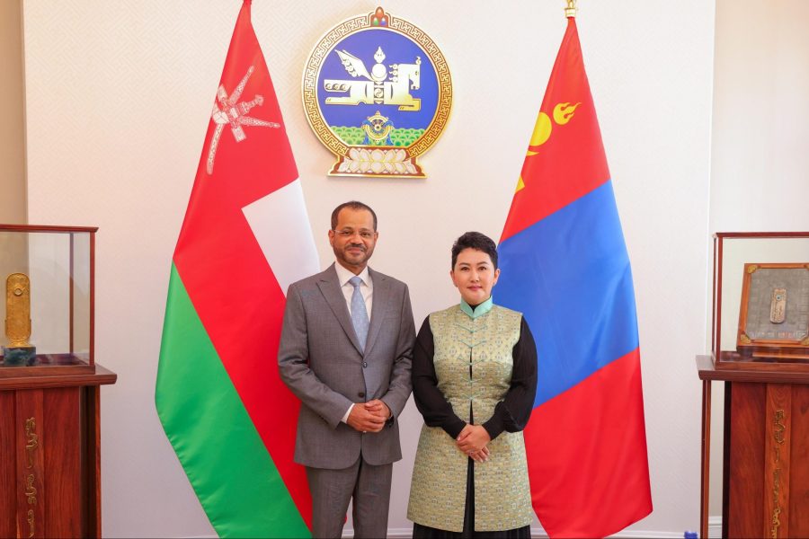 Sultanate of Oman and Mongolia discuss enhancing and developing areas of cooperation Sultanate of Oman and Mongolia discuss enhancing and developing areas of cooperation