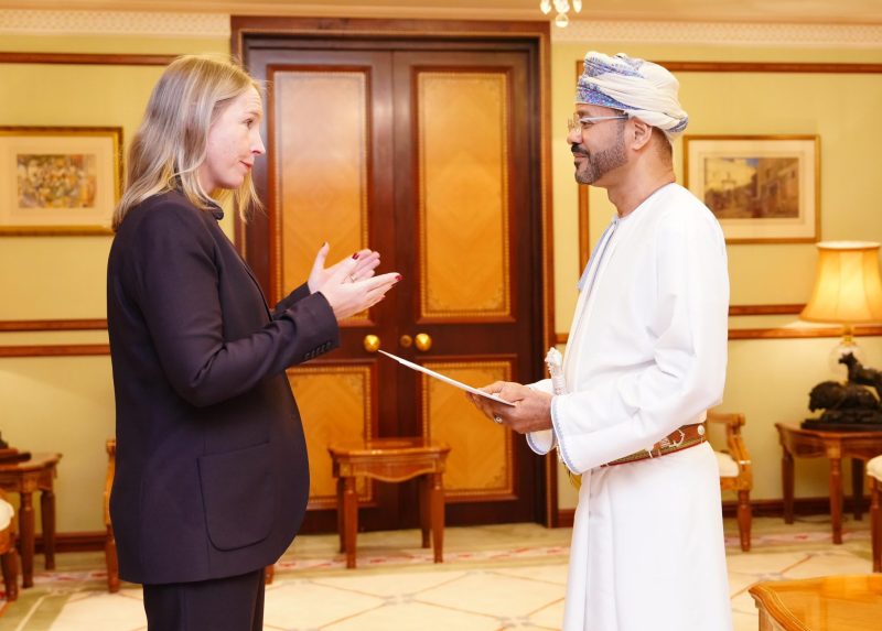 معالي السيد وزير الخارجية يستقبل السفيرة الهولندية