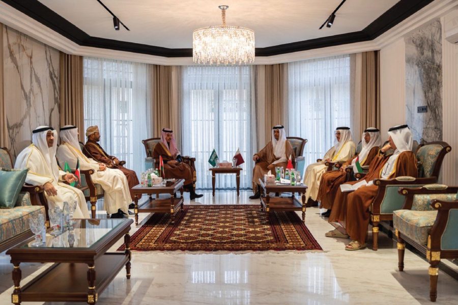 Participation of His Excellency Sayyed Badr Al Busaidi, Foreign Minister, in the forty-fourth extraordinary ministerial meeting of the Gulf Cooperation Council, in Uzbekistan. Participation of His Excellency Sayyed Badr Al Busaidi, Foreign Minister , in the forty-fourth extraordinary ministerial meeting of the Gulf Cooperation Council, in Uzbekistan.