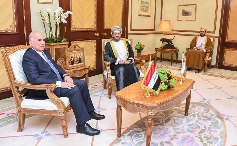 وزير الخارجية يبحث مع نظيره العراقي مجالات التعاون الثنائي