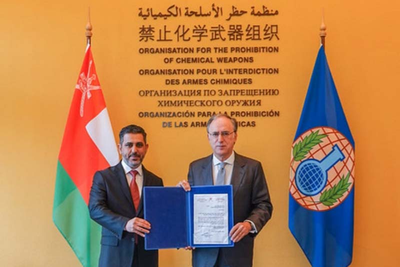 Oman ambassador presents credentials to Chemical Weapons Agency - FM.gov.om