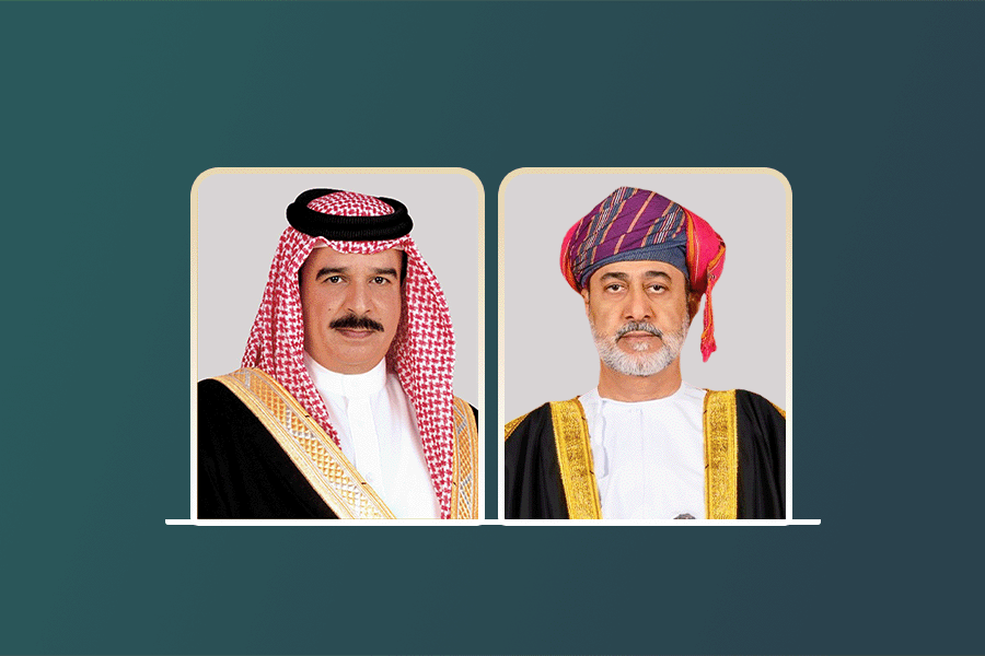 His-majesty-Sultan-Haitham-and-King-of-Bahrain His-majesty-Sultan-Haitham-and-King-of-Bahrain