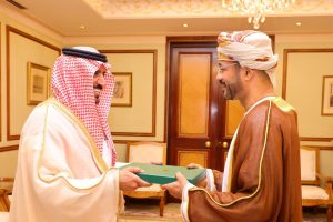 جلالة السلطان المعظم يتلقى رسالة من خادم الحرمين الشريفين