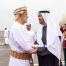 His Majesty leads welcoming party for President of UAE