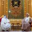 His Majesty receives the Ruler of Sharjah