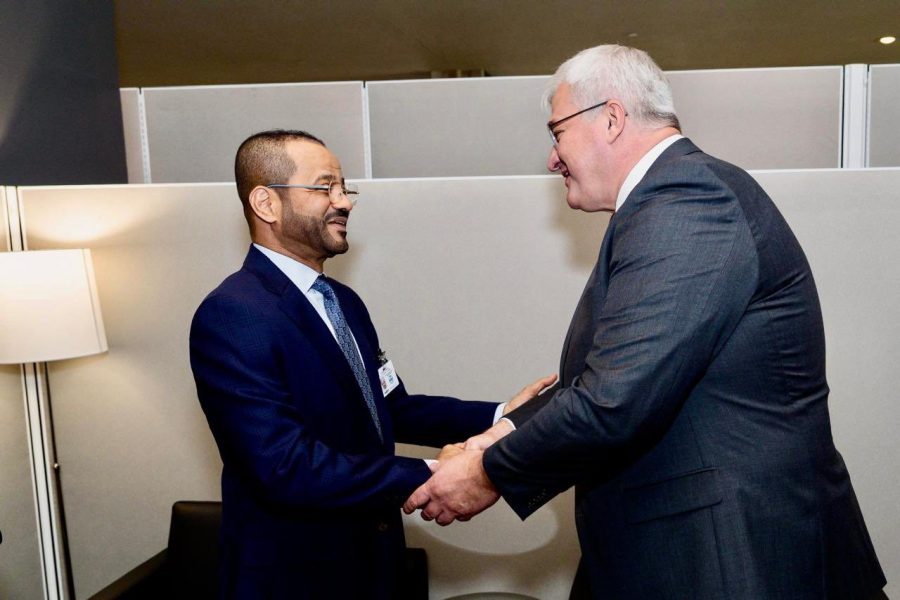 Minister meets Ukrainian counterpart in New York Minister meets Ukrainian counterpart in New York