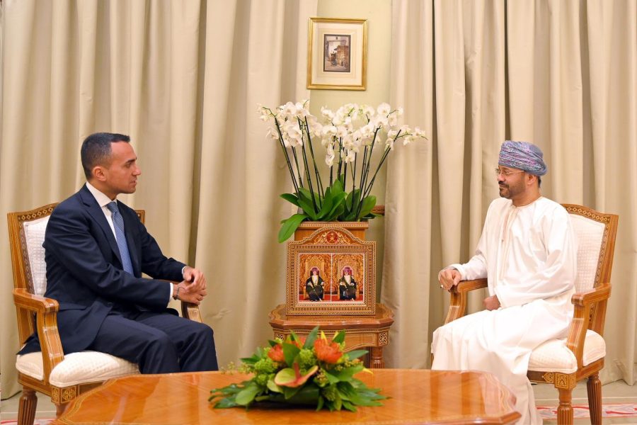 unnamed (6) Foreign Minister sayyid Badr receives the European Union Special Representative for the Gulf Region