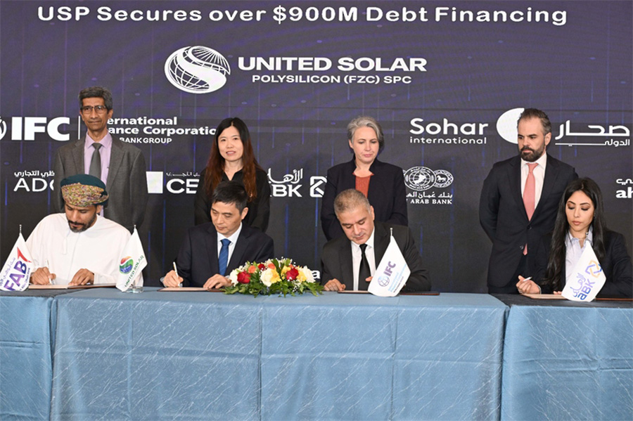 اكتمال تمويل مشروع مصنع البولي سيليكون في صحار اكتمال تمويل مشروع مصنع البولي سيليكون في صحار