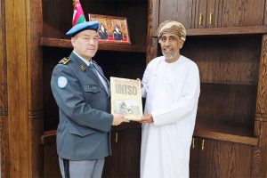 سعادة السفير يستقبل اللواء باتريك جوشوا رئيس بعثة مراقبة الهدنة في الجولان